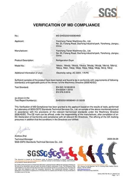 SGS Certification