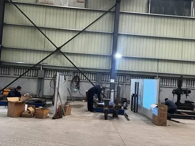 Welding Area and Paint Booth